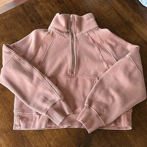 Lulu funnel neck half zip scuba